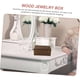 thumbnail image 2 of Caja de madera con cajón para joyas, alcancía de madera, estuche para guardar artículos diversos, para decorar pendientes., 2 of 7
