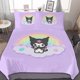 thumbnail image 1 of Kuromi And My Melody Duvet Cover Set 3-Piece Bedding Set Soft Warm And Comfortable Soft Bed Set for Bedroom All Season, 1 of 5