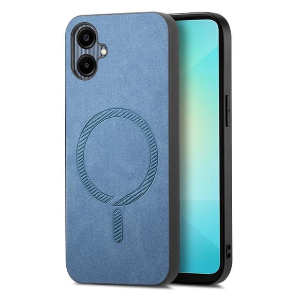 Magnetic Slim Case for Samsung Galaxy A06 with Camera Guard & Anti-Scratch Back Blue