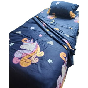 Genérica - Sábanas Infantil Niña Plaza Y Media + Funda Almohada 8O1