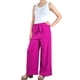 thumbnail image 1 of Pantalon Palazzo Mujer Tipo Lino Casual Semi Formal Tiro Alto 106, 1 of 5