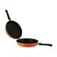 thumbnail image 1 of Sartén Dúo Tortilla Y Omeletera 24 Cm Naranja Gourmet, 1 of 3