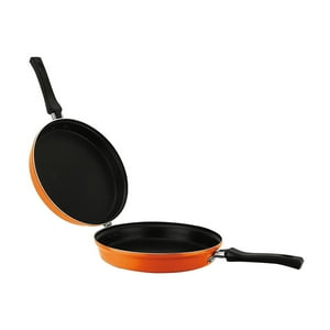 Fantuzzi - Sartén Dúo Tortilla Y Omeletera 24 Cm Naranja Gourmet