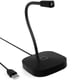 thumbnail image 2 of Micrófono de computadora, micrófono de cuello de cisne de escritorio, botón de silencio con indicador LED, micrófono USB para Windows y Mac, ideal para juegos, streaming de YouTube, 2 of 8