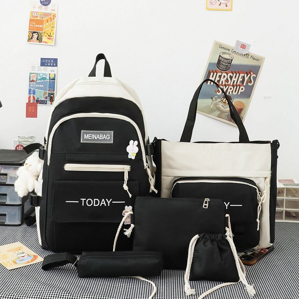 Cute & Adjustable Sequin Oxford Fabric Backpack - Perfect for Outdoors!