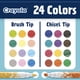 thumbnail image 3 of Marcadores Crayola de Puntas Dobles Cincel y Pincel, 12 unidades, 3 of 9