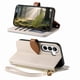 thumbnail image 4 of FOXDOCK Funda Tipo Cartera para Samsung Galaxy S26 Pro, con Ranuras para Tarjetas, Soporte y Cremallera-Blanco, 4 of 6