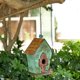 thumbnail image 1 of Casa para Pájaros Colgante de Metal MOCOME 20 cm de Altura, 1 of 6