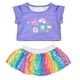 thumbnail image 2 of Set Falda Polera Flores Arcoíris Build-A-Bear, 2 of 3