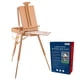 thumbnail image 1 of Easel U.S. Art Supply, francés grande de madera de haya, con cajón y paleta, 1 of 5