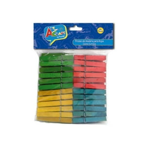 Art And Craft - Pinzas Madera Colores Surtidos 48 Unid Art & Craft Multicolor