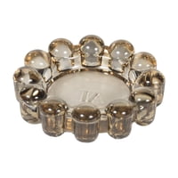 Plato Para Velas Alice Lane Bubble De Cristal Ahumado Para Decoración Del Hogar