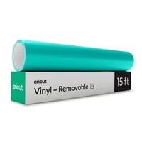 Vinilo Removible Premium Cricut, Verde Azulado (30,5 Cm × 4,5 M), Sin Residuos