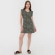 thumbnail image 4 of Vestido Mujer Corto Vuelos Print Líneas Verde Corona, 4 of 5
