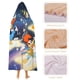 thumbnail image 4 of Pájaro Loco Manta Capa con Capucha Anti-Bolitas, Manta de Lana Ártica Suave, Manta Portátil de Felpa Ligera y Lujosa, Poncho para Siesta en Casa y Oficina, 100*130cm, 4 of 6
