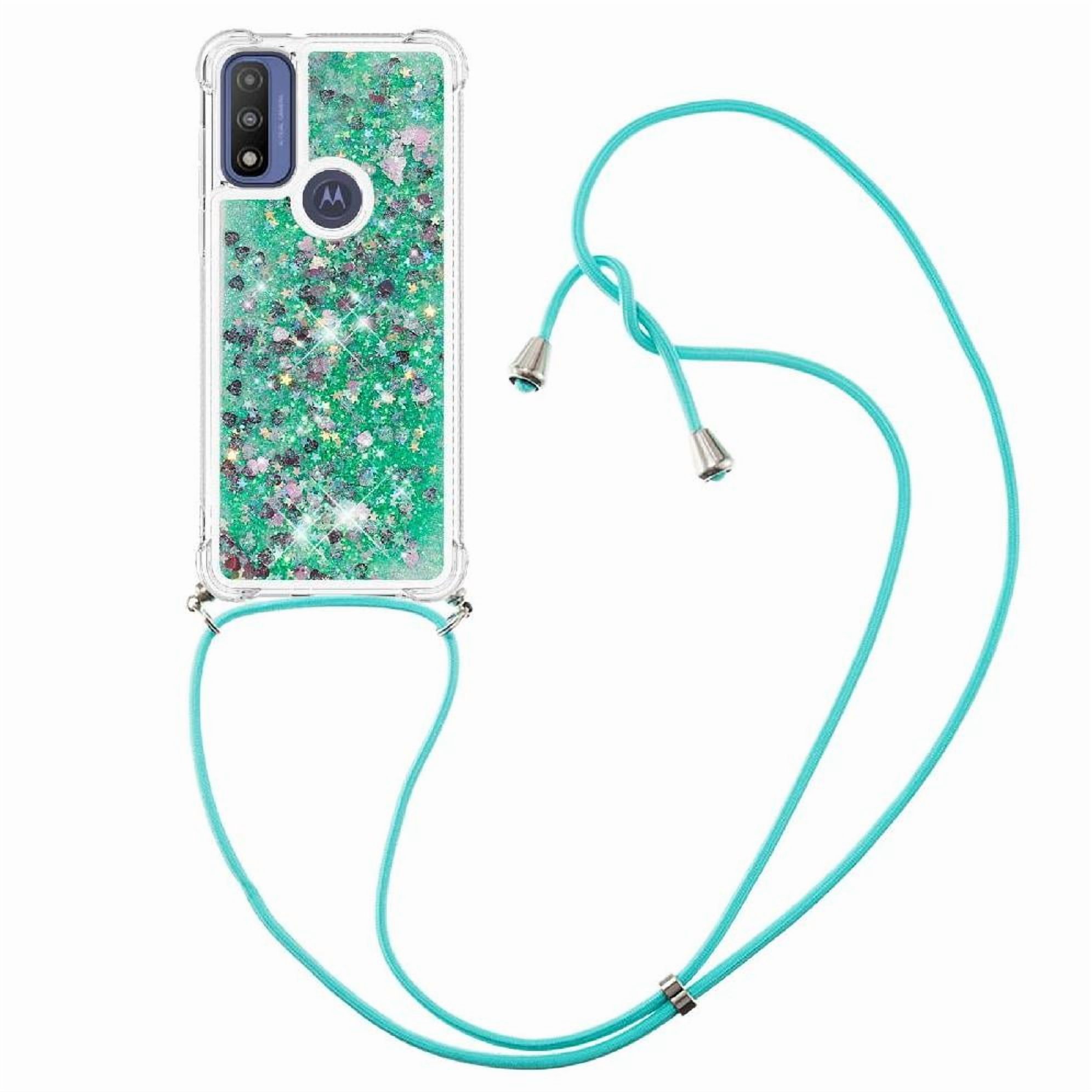 Funda Foxdock Para Motorola Moto G Power 2022 Con Cuerda Ajustable, Brillo Líquido, Protección Antigolpes Y Lente – Ideal Para Regalo