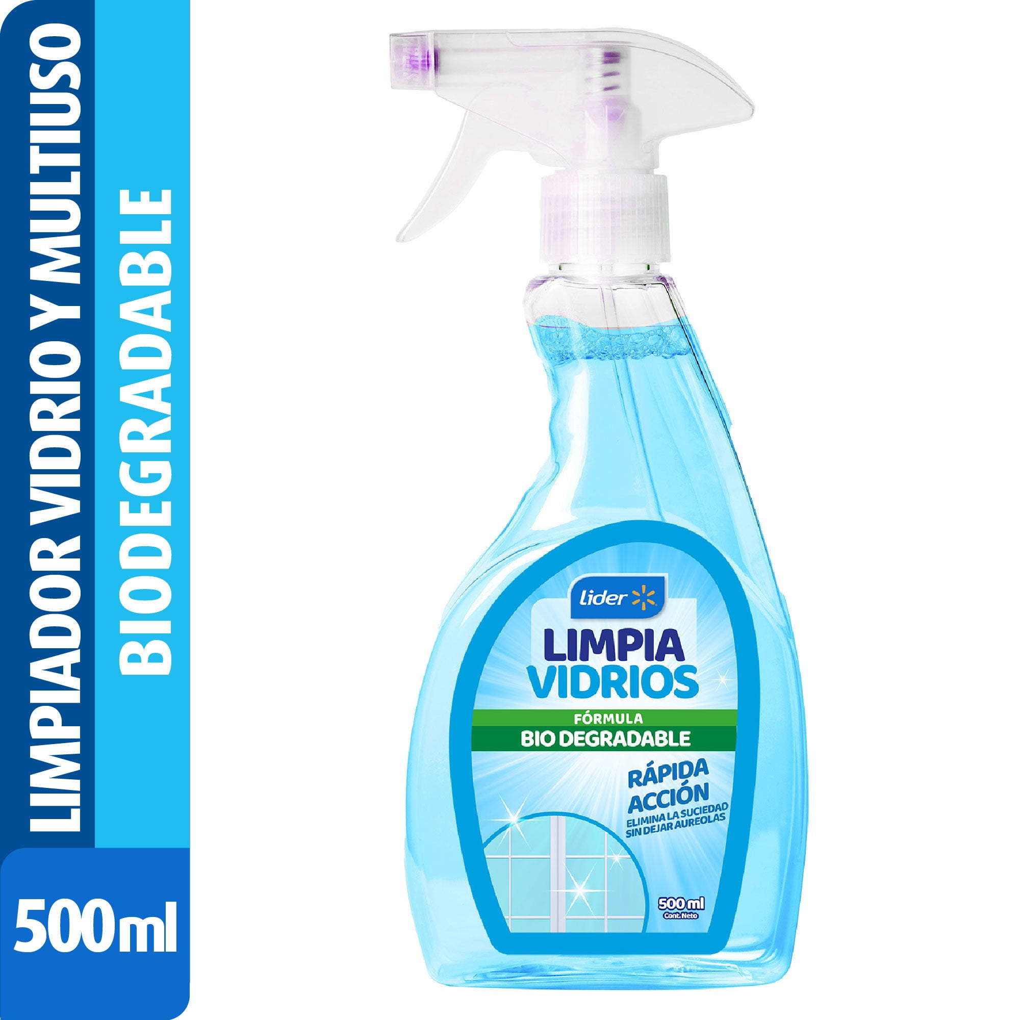 Limpia Vidrios Gatillo 500 ml Lider