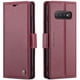 thumbnail image 1 of CaseMe tipo cartera Samsung Galaxy S10 con cierre magnético, RFID, tarjetero, soporte, carga inalámbrica, 1 of 5