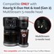 thumbnail image 2 of Filtros Reutilizables para K Cups y Canasta para Café para Keurig K-Duo, 2 of 9