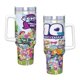 thumbnail image 4 of Equestria Girls Vaso aislado de acero inoxidable con asa, diseño temático, regalo para familia, amigos y fans; incluye pajita y encaja en el portavasos estándar, 40 oz, 4 of 6