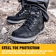 thumbnail image 2 of Bota de trabajo DEWALT Plasma para hombre con punta de acero negra 9.5, 2 of 5