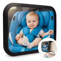 Genérico - Espejo Retrovisor De Seguridad Auto Para Niños Y Bebé