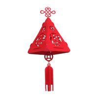 Magideal - Linterna China Triangular 3D Puzzle Linterna Buena Linterna Roja Decorativa Para Festival De Primavera Año Nuevo Celebración , Fu
