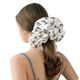 thumbnail image 2 of Scrunchie Colet XL Satén Color Blanco con Diseño, 2 of 2