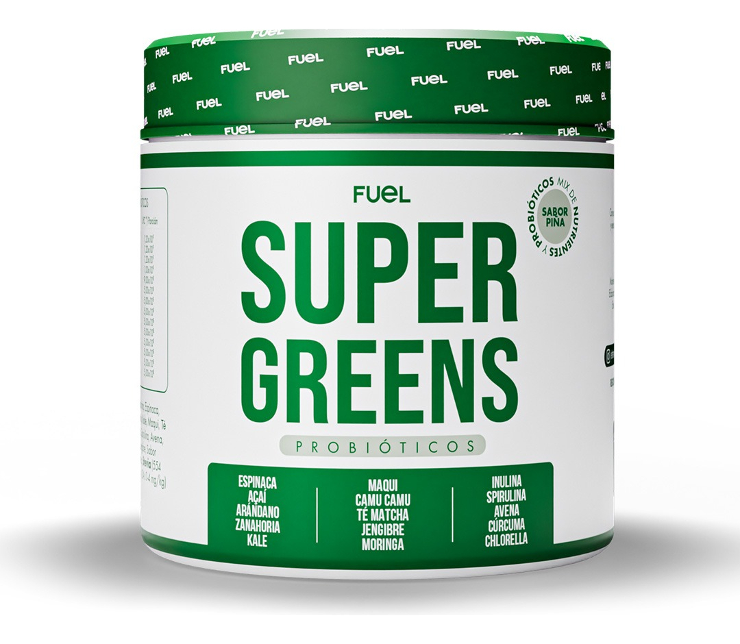 Extralife - Fuel Nutrition Supergreen Detox Polvo Piña 30 Porciones