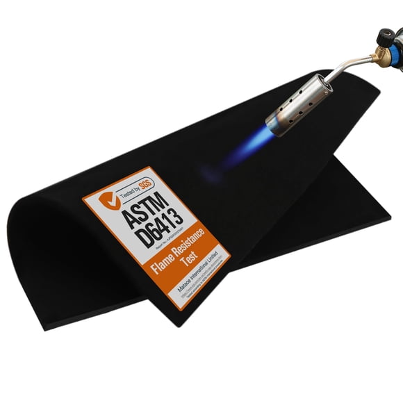 Manta para soldadura Matace de fieltro de carbono de 5 mm, 30 x 35 cm, 2 unidades