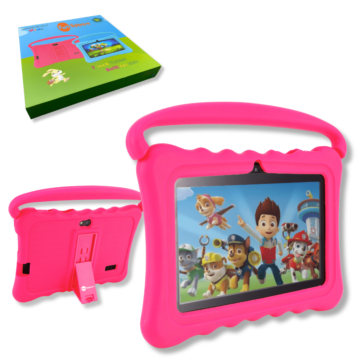 Fun Sphere - Tablet Para Niños Rosada 7 Pulg. Wifi Playstore Control Parental