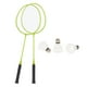thumbnail image 5 of 2 Raquetas De Bádminton Con 3 Bolas De Nailon, Raquetas De Bádminton De Entrenamiento Familiar, Verde, 5 of 5