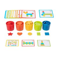 Magideal - Juguete Para Clasificar Formas De Colores, Juego De Habilidades Motoras Finas, Educación Preescolar Para Niños De 2 A 5 Años, Niños Pequeños, Niños Y