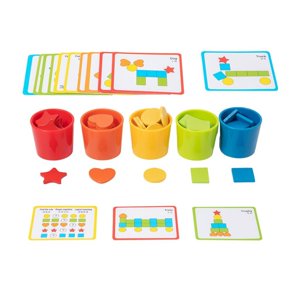 Magideal - Juguete Para Clasificar Formas De Colores, Juego De Habilidades Motoras Finas, Educación Preescolar Para Niños De 2 A 5 Años, Niños Pequeños, Niños Y