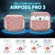 thumbnail image 2 of Estuche KLJFHWJI para AirPod Pro 3 en Oro Rosado con Llavero, 2 of 6