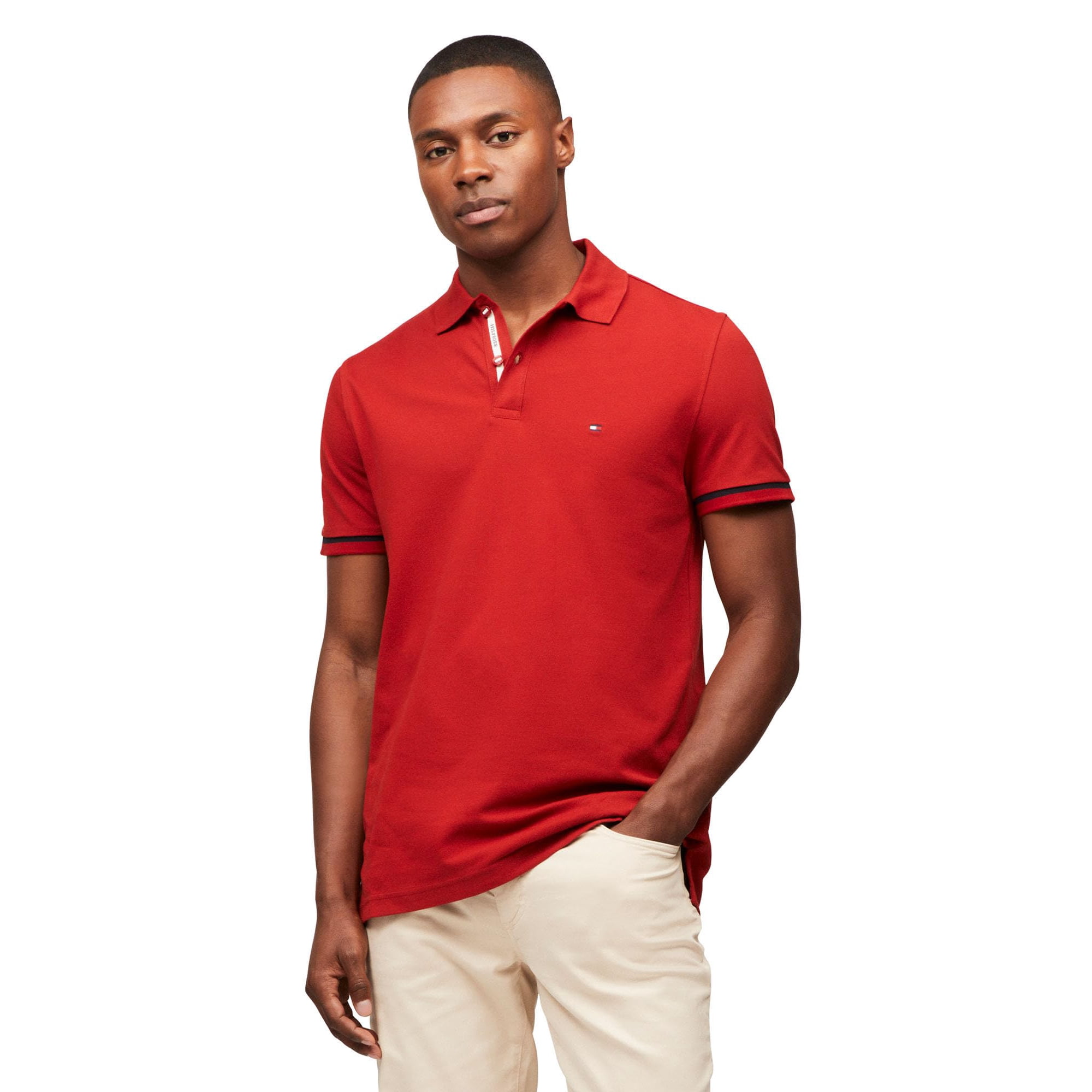 Polo Tommy Hilfiger Con Detalle De Solapa Para Hombre