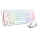 thumbnail image 1 of Combo Teclado y Ratón Inalámbrico Redragon 60% RGB Blanco, 1 of 9
