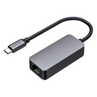 Magideal - Adaptador Ethernet Con Adaptador De Puerto De Carga, Concentrador De Red Con Cable De 2,5G, Carcasa De Aluminio Para Entretenimiento, Ahorro De Espaci Puerto Usb