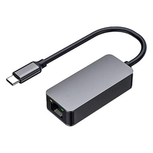 Magideal - Adaptador Ethernet Con Adaptador De Puerto De Carga, Concentrador De Red Con Cable De 2,5G, Carcasa De Aluminio Para Entretenimiento, Ahorro De Espaci Puerto Usb