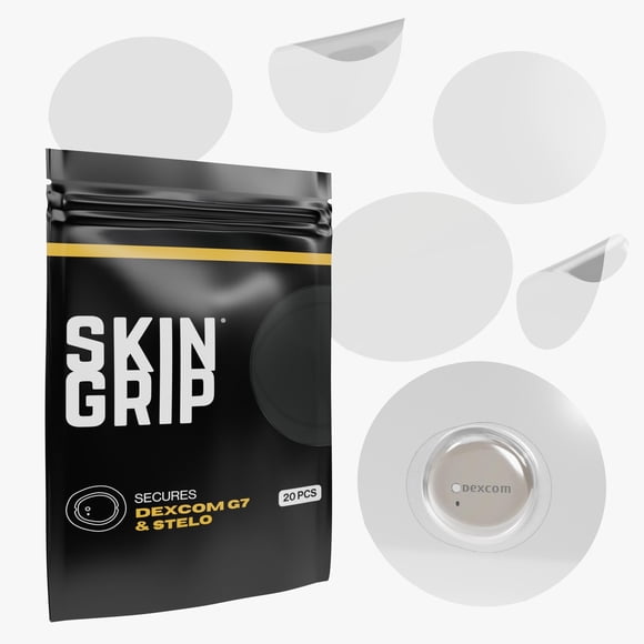 Parches adhesivos Skin Grip para Dexcom G7, impermeables, paquete de 20