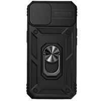 Estuche Gangxun Para Iphone 14 Plus, Soporte Giratorio 360°, Estilo Mecánico Y Magnético