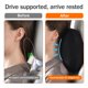 thumbnail image 3 of Almohada de Cuello para Coche POKSRI 2 unidades 30 × 19 cm Gamuza Ajustable, 3 of 9