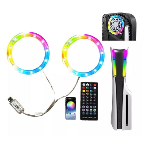 Luz Led Rgb Aaronmei Para Ps5 Slim
