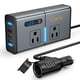 thumbnail image 1 of Inversor de corriente para coche BMK 200 W DC 12 V a 110 V con puertos USB, 1 of 7