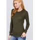 thumbnail image 2 of Camiseta Térmica Saronite Básico Verde Oliva Mujer, 2 of 4