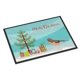 thumbnail image 1 of Felpudo Caroline's Treasures 46 x 69 cm Finch Feliz Navidad, 1 of 7