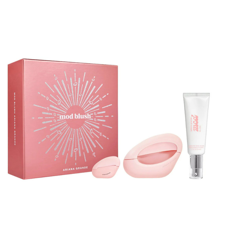 Perfume Ariana Grande Mod Blush Set 100Ml+7.5Ml+Crema 50Ml Para Mujer