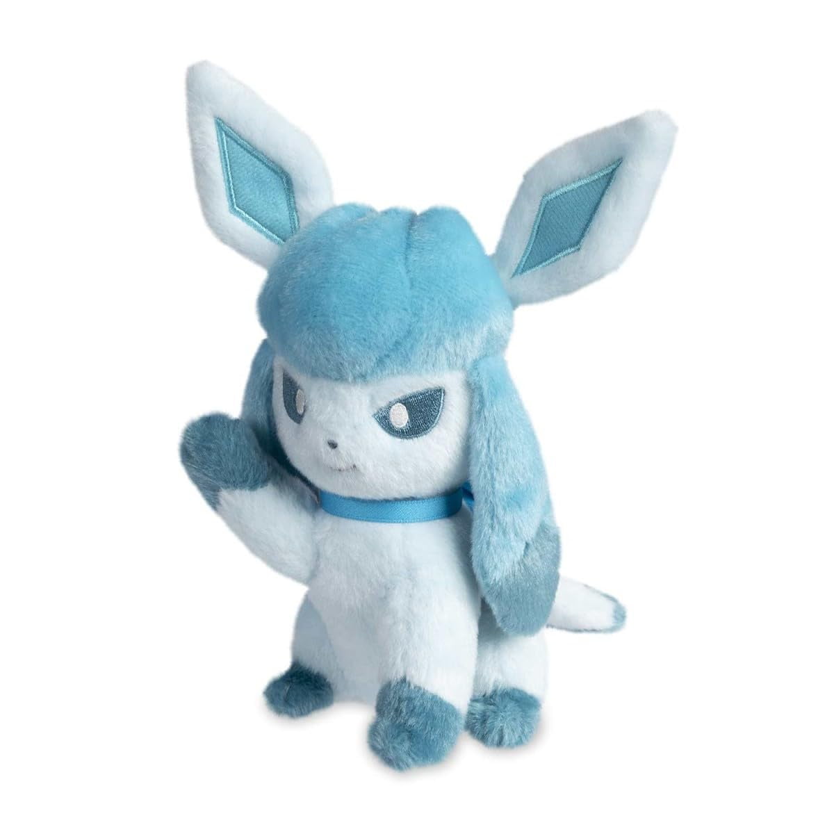 Peluche Pokémon Center Eevee Collection Glaceon, 20,5 Cm