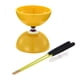 thumbnail image 4 of Juguete Diabolo Con Varillas, Juguete De Habilidad De Triple Rodamiento Para Regalo, Pastizales, Adultos, Ni?os, Amarillo, 4 of 5