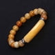 thumbnail image 3 of 1pc Healing Stone Bracelet, Natural GemstoneTiger Stone Powder Crystal Rough Bracelet, Beads Chakra Crystal Energy Heart Charm Bracelet, Handmade Jewelry, 3 of 4